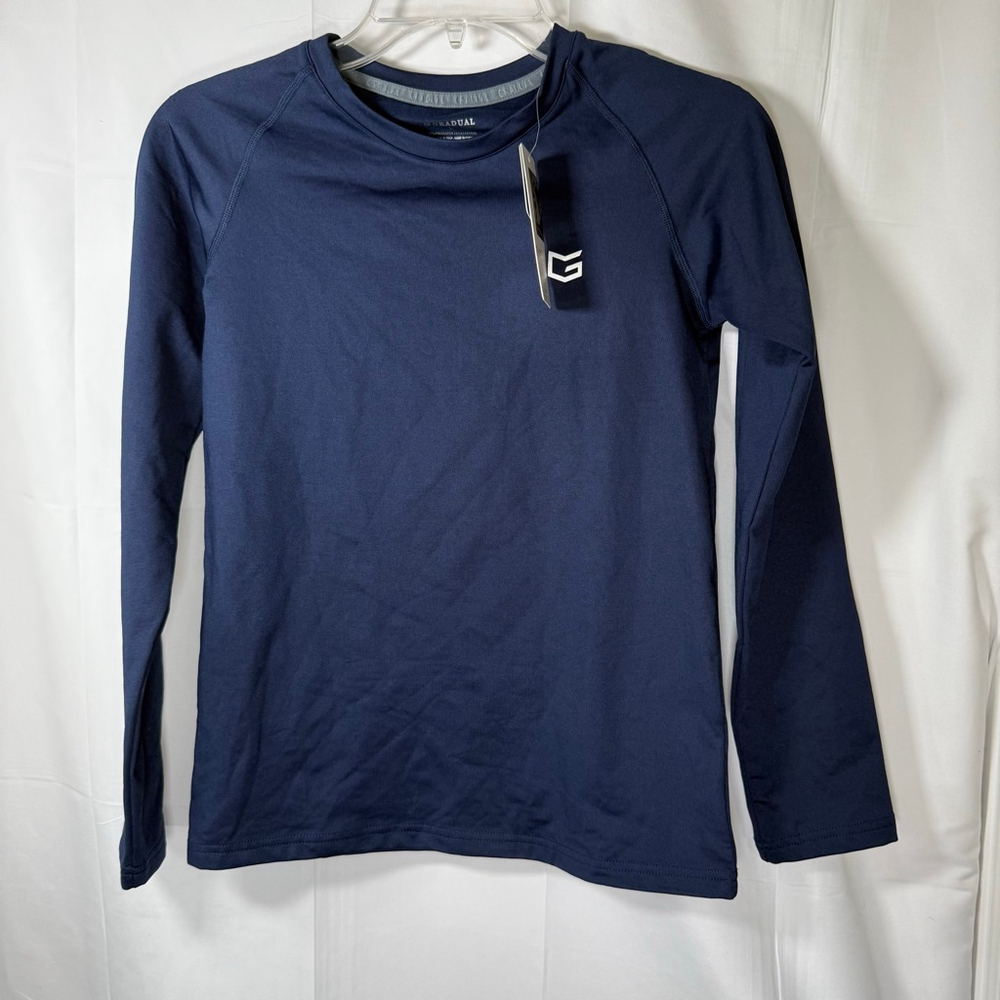 NEW Gradual Long Sleeve Shirt Navy Size L